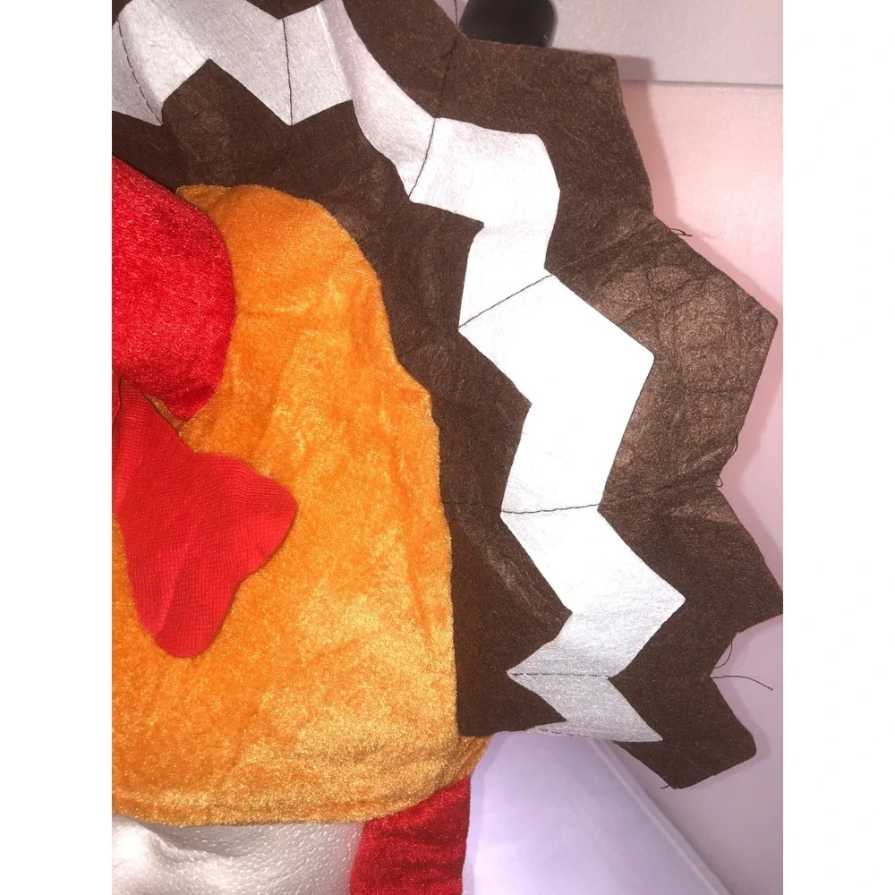 Thanksgiving Plush Turkey Hat Bundle of 2 Festive Novelty Costume Accessory